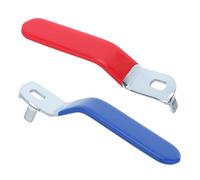 NUOBESTY 2pcs Ball Valve Handle Lever for Shut Off Valve with Precision Control and Wide Compatibility Iron and Plastic Material Suitable for Machinery and Corner Storm Drains