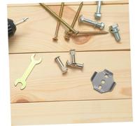 NUOBESTY 2pcs Bath Towel Rack Repair Accessories Hardware Replacement Parts with Tightening Screw Bracket for Secure Installation in Bathrooms