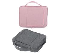NUOBESTY 2pcs Bible Covers Polyester Book Sleeve with Handle and Stand Bible Carrying Case Protective Storage Bag for Documents Notebooks Home Reading and Study Groups