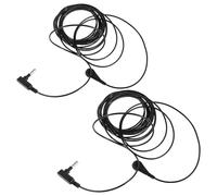 NUOBESTY 2Pcs Black Anti-Static Grounding Cords 5M Length Universal Earthing Pad Cable Replacement for Grounding Mats Sheets Industrial Electrical Use