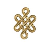 NUOBESTY 2pcs Cabinet Handle Chinese Knot Shape Pull Handle Single Hole Furniture Cabinet Pull Furniture Accessory for Kitchen Door