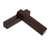 NUOBESTY 2Pcs Calligraphy Wood Paperweights - 11cm Smooth Surface Chinese Calligraphy Block Weights for Writing and Painting for Home Office or Classroom Use