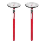 NUOBESTY 2pcs Car Air Conditioner Mechanical Thermometer Gauge, Dashboard Temperature Monitor 40°c to 70°c, Mini Car Interior Decorative Accessory for Vehicle Air Conditioning