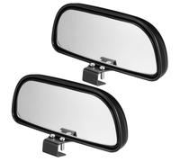 NUOBESTY 2pcs Car Blind Spot Mirror Side View with Angle Adjustable Abs and Glass Material, Compact and Portable Car Exterior Accessory for Enhanced and Wide Compatibility