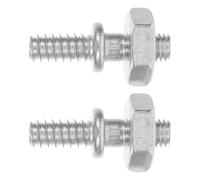 NUOBESTY 2pcs Chainsaw Studs and Nuts Replacement Parts Compatible with Stihl Guide Bar Bar Studs and Nuts Accessories for Care and Easy Installation