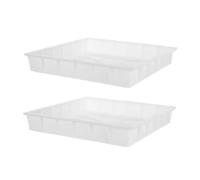 NUOBESTY 2pcs Concrete Pavement Mold Stepping Stone Mold for DIY Garden Pathway Paver Making Flexible Material Patio Lawn Supplies