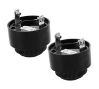 NUOBESTY 2PCS Continuous Sound Industrial Warning Buzzer Panel Mount Audible Alarm with Housing for Machines Cars Automation Systems