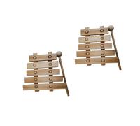NUOBESTY 2pcs Craft Toys for Boys and Girls Wooden Knocking Xylophone Diy Painting Unfinished Toy Educational Supplies Boys and Kits