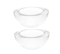 NUOBESTY 2pcs Crystal Hemisphere Paperweight Calligraphy Decorative Paperweights for Writing Drawing Office Home