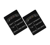 NUOBESTY 2PCS Double-Sided Day of School Chalkboard Sign Wooden Preschool Memory Board for Reusable Erasable DIY Back to School Supplies