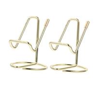 NUOBESTY 2pcs Durable Iron Phone Tablet Storage Stands Portable Desktop Holders Multifunctional Hands Racks for Home Office Travel