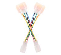 NUOBESTY 2pcs Electric Bike Motor Cable Adapter with Hall Sensor Plug Type A, Motor Controller Phase Angle Converter Cable for E-bicycle and Scooter Wiring Harness Extension Compatible