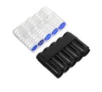 NUOBESTY 2pcs Euro Coin Storage Box Spring-Loaded Sorter Compact Coin Holder for Collectors