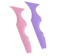 NUOBESTY 2pcs Eyeshadow Applicator Eyebrow Stencils Silicone Eyeliner Aids Reusable Eyeliner Stencil Makeup Tools for Girl Supplies Applicator Tool Lipstick Wearing Aids