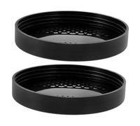 NUOBESTY 2pcs Filter Cup Replacement Lids Compatible with Blender and Juicer Cups Versatile Mixer Covers for Blending Grinding and Food Processing Supplies