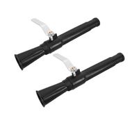 NUOBESTY 2pcs Fire Extinguisher Sprayer Nozzle with Hand Grip Powder Tube Replacement Firefighting Hose Nozzle Accessory for Fire Safety Equipment