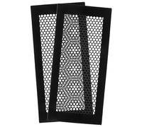 NUOBESTY 2Pcs Floor Vent Cover Flexible Honeycomb Silicone Mesh Heat Duct Deflector Dust and Debris Filter Fit for Home Ac Wall Ceiling and Rv Registers