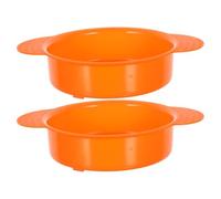NUOBESTY 2pcs Food Can Strainer - Mini Tuna Drainer Colander Oil Separator Draining for Kitchen - Universal Can Strainer Sieve 11.5cm Diameter for Soup Tuna and Food Prep at Gatherings