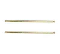 NUOBESTY 2pcs Galvanized Metal Garbage Bin Axle Replacement 55cm Trash Can Shaft Repair Kit Outdoor Trash Bin Accessory Compatible