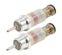 NUOBESTY 2pcs Gas Fireplace Safety Thermocouple with Flame Failure Durable Electromagnetic Valve for Mountain Cabins and Coastal Residences