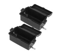 NUOBESTY 2pcs Gas Hob Battery Holder Abs Battery Box for Gas Appliance Simple Installation Resistant to Wear and Tear Replacement Parts