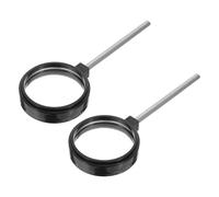 NUOBESTY 2Pcs Handheld Optical Glass Double Concave and Convex Lenses 5Cm Magnifiers for Physics Teaching Science Experiments and Classroom Optics Education