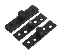 NUOBESTY 2pcs Heavy Duty Pivot Hinge for Wood Door - Stainless Steel Hidden Door Hinge with 360 Degree Rotation - Invisible Pivot Hardware
