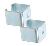 NUOBESTY 2pcs Heavy Duty Trolley Track Hangers Channel Support Bracket for Easy Installation Durable Trolley Track Accessories Reliable for Framing Systems