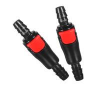 NUOBESTY 2pcs Hydration Pack Hose Connector Quick Connect Fitting for Water Bladder Tubing Replacement Leakproof Plastic Adapter with High Strength for Outdoor Camping and Running