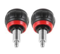 NUOBESTY 2pcs Indoor Exercise Bike Parts Pull Pin Spring Knob Replacement, Iron round Ball Head Gym Equipment Knob for Stable Connection and Wear-resistant Use during Quiet Training