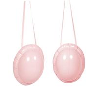 NUOBESTY 2Pcs Inflatable Fake Pregnant Belly Costume Props Comfortable PVC Pregnancy Tummy for Masquerade and Costume Parties Safe and Durable for Lasting Use