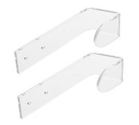 NUOBESTY 2PCS Keyboard Wall Mount Rack Durable Holder for Gaming Workstations Compatible with All Mechanical Keyboards Space Saving Design for Organized Setup