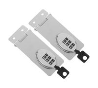 NUOBESTY 2pcs Keyless Cabinet Locks with 3-Digit Combination, Abs and Metal Construction, Versatile Outdoor Fence Hasp Lock for Garden, Shed and Yard Security