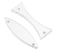 NUOBESTY 2pcs Magnetic Acrylic Convex and Concave Lenses Physics Optical Experiment Set for School Science Education and Physics Teaching Tools