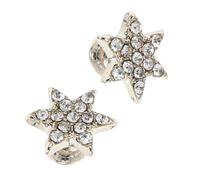 NUOBESTY 2pcs Metal Decorative Charms for Silicone Watch Bands Premium Quality Loops Durable Watch Strap Ornaments Compatible with Various Styles Gold Five Design