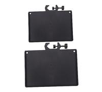 NUOBESTY 2Pcs Microphone Sound Card Trays Compact Practical Support Holders for Studio Stage Chat Rooms High Edge Prevent Items From Falling Replacement for Mic