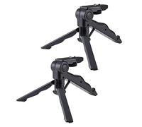 NUOBESTY 2pcs Mini Camera Tripod Stand Portable Action Camera Clamp Holder for Phone Filming for Live Streaming Vlogging and Photography