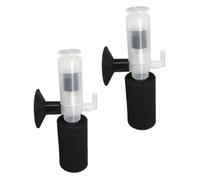 NUOBESTY 2pcs Mini Fish Tank Oxygen Filter Submersible Aquarium Water Cleaner Professional Household Filter Machine for Small Aquariums