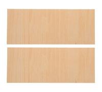 NUOBESTY 2Pcs Miniature Wooden Wall Panels for Dollhouse Interior Decoration - DIY Furniture Accessories for Cozy Mini Home Decor