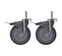 NUOBESTY 2pcs Mop Bucket Wheels - Replacement Swivel Stem Castors Cart Caster Wheels for Industrial Cart and Home Cleaning Supplies