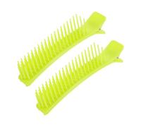 NUOBESTY 2Pcs Multi Function Hairdressing Clips, ABS Hair Sectioning Clamps for Salon Cutting, Dying and Styling, Safe Firm Grip for Professional Use