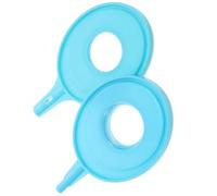 NUOBESTY 2pcs Optical Lens Set - Concave and Convex Physics Teaching Lenses for School Science Experiments, Refraction and Reflection Demonstration, Optical Experiment Equipment