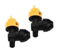 NUOBESTY 2pcs Pasture Anti-drip Mist Nozzle Plastic Cattle Cooling Spray Head for Livestock Facilities and Barn Humidification, Summer Watering, Quick Installation