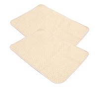 NUOBESTY 2pcs Pet Changing Pad Reusable Dog Pee Mat Indoor Pee Pads for Dogs Extra Urine Mat