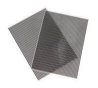 NUOBESTY 2pcs Plastic Embossing Folders with Vertical Stripes Texture Crafting Templates for Card Making Scrapbooking Album Decoration DIY Embossing Molds for Handmade Paper Crafts