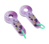 NUOBESTY 2pcs Plastic Fruit Measuring Calipers for Grape and Cherry Diameter Measurement, Lightweight and Portable Pocket Ruler for Efficient Sorting Lines and Outdoor Use
