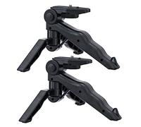 NUOBESTY 2pcs Portable Mini Tripod Stand Cameras and Phones Compact Lightweight Design for Outdoor Photography for Live Streaming and Video Chats