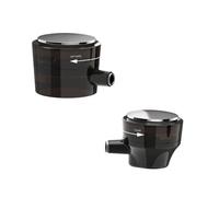 NUOBESTY 2pcs Portable Red Wine Foamer and Beer Frother Set Bottle and Can Attachments for Home Bar Use