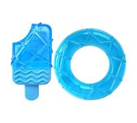 NUOBESTY 2pcs Puppy Teething Chew Made of Tpr Material for Teeth Cleaning and Chewing Aid, Freezable Dog Cooling Chew for Hot Summer Days