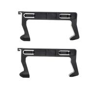 NUOBESTY 2pcs Replacement Microwave Oven Door Latch Hook, Sturdy Pp Material, Easy to Install Microwave Oven Accessories for Kitchen and Household Repair